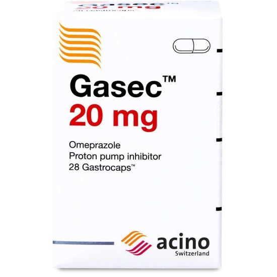 Picture of Gasec 20mg Gastro Caps 28S(48.40 SR)